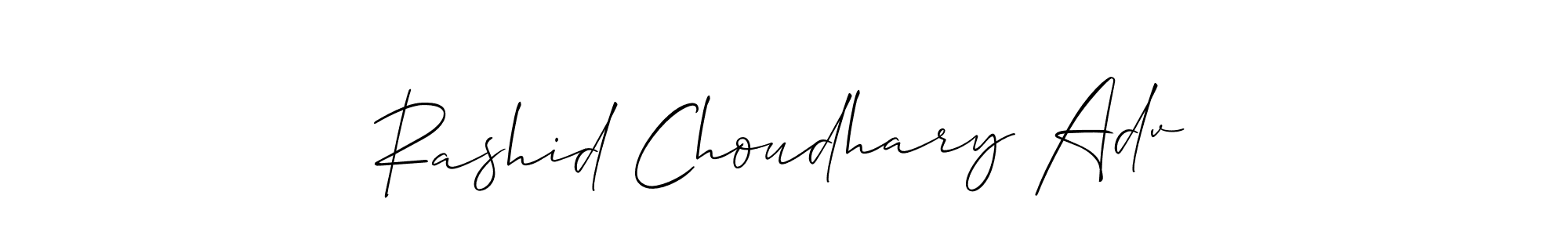 How to Draw Rashid Choudhary Adv signature style? Allison_Script is a latest design signature styles for name Rashid Choudhary Adv. Rashid Choudhary Adv signature style 2 images and pictures png