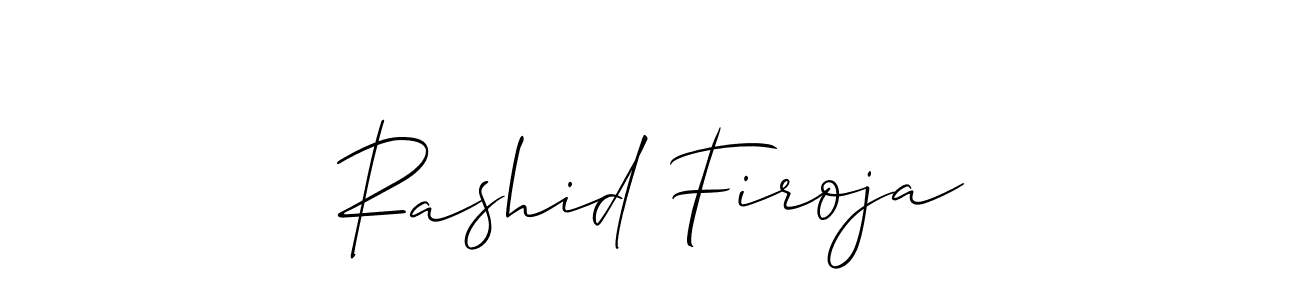 Best and Professional Signature Style for Rashid Firoja. Allison_Script Best Signature Style Collection. Rashid Firoja signature style 2 images and pictures png