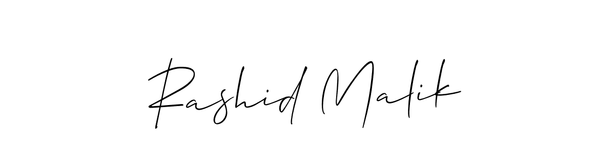 Best and Professional Signature Style for Rashid Malik. Allison_Script Best Signature Style Collection. Rashid Malik signature style 2 images and pictures png