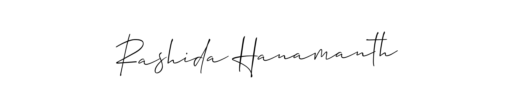 if you are searching for the best signature style for your name Rashida Hanamanth. so please give up your signature search. here we have designed multiple signature styles  using Allison_Script. Rashida Hanamanth signature style 2 images and pictures png