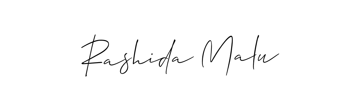Check out images of Autograph of Rashida Malu name. Actor Rashida Malu Signature Style. Allison_Script is a professional sign style online. Rashida Malu signature style 2 images and pictures png