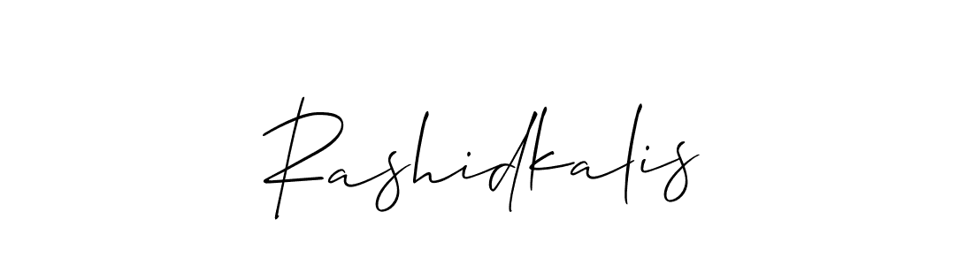 Make a beautiful signature design for name Rashidkalis. Use this online signature maker to create a handwritten signature for free. Rashidkalis signature style 2 images and pictures png