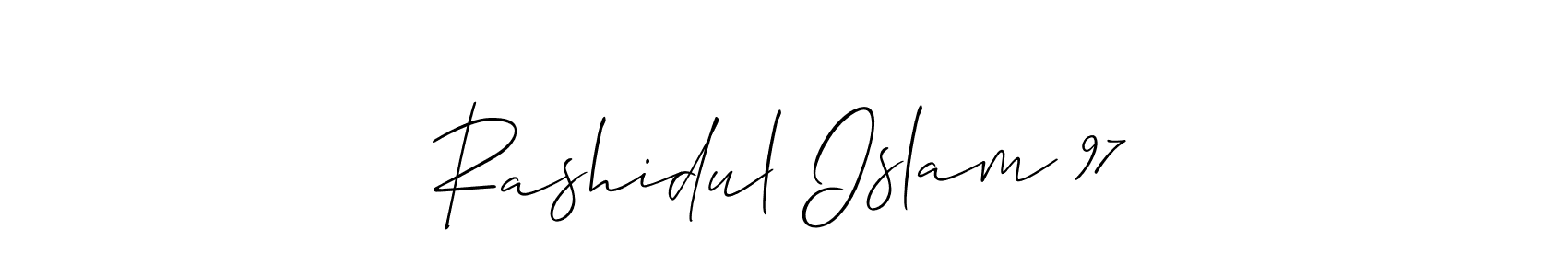 Make a beautiful signature design for name Rashidul Islam 97. Use this online signature maker to create a handwritten signature for free. Rashidul Islam 97 signature style 2 images and pictures png