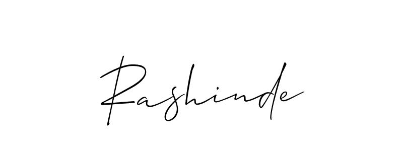 How to Draw Rashinde signature style? Allison_Script is a latest design signature styles for name Rashinde. Rashinde signature style 2 images and pictures png