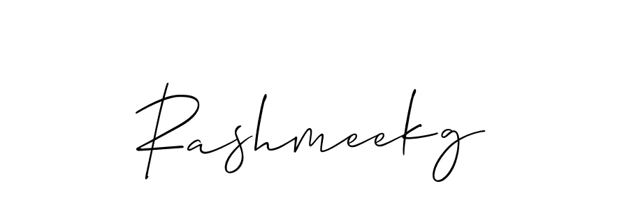 Rashmeekg stylish signature style. Best Handwritten Sign (Allison_Script) for my name. Handwritten Signature Collection Ideas for my name Rashmeekg. Rashmeekg signature style 2 images and pictures png