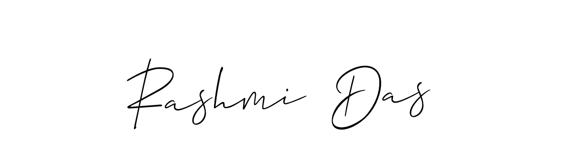 The best way (Allison_Script) to make a short signature is to pick only two or three words in your name. The name Rashmi  Das include a total of six letters. For converting this name. Rashmi  Das signature style 2 images and pictures png