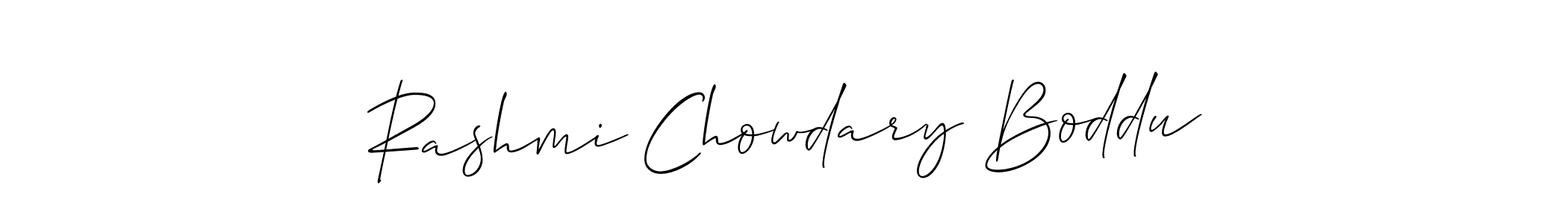 Also You can easily find your signature by using the search form. We will create Rashmi Chowdary Boddu name handwritten signature images for you free of cost using Allison_Script sign style. Rashmi Chowdary Boddu signature style 2 images and pictures png