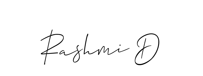 Similarly Allison_Script is the best handwritten signature design. Signature creator online .You can use it as an online autograph creator for name Rashmi D. Rashmi D signature style 2 images and pictures png