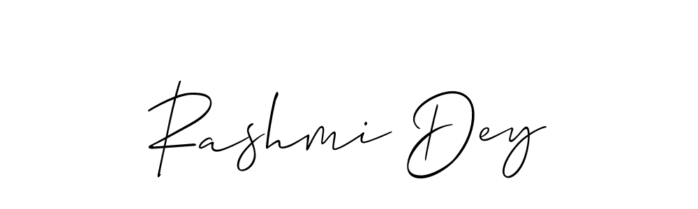 You should practise on your own different ways (Allison_Script) to write your name (Rashmi Dey) in signature. don't let someone else do it for you. Rashmi Dey signature style 2 images and pictures png