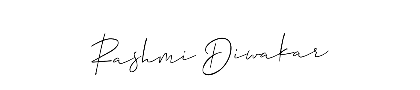 You should practise on your own different ways (Allison_Script) to write your name (Rashmi Diwakar) in signature. don't let someone else do it for you. Rashmi Diwakar signature style 2 images and pictures png