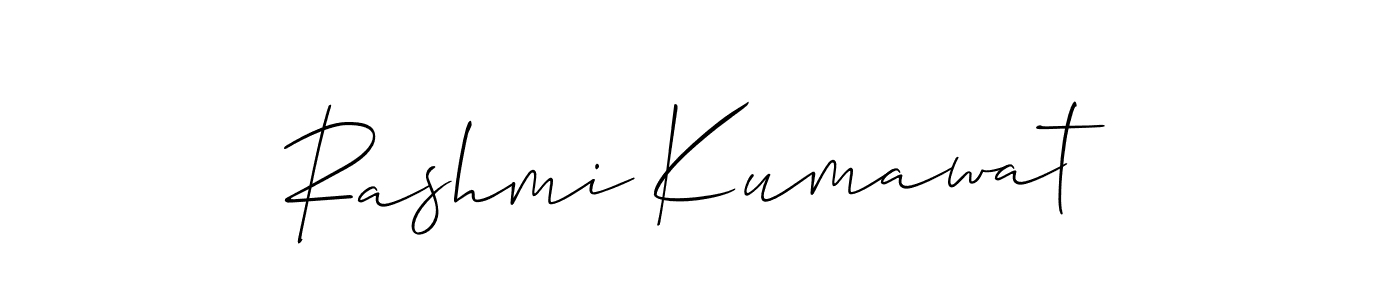 How to Draw Rashmi Kumawat signature style? Allison_Script is a latest design signature styles for name Rashmi Kumawat. Rashmi Kumawat signature style 2 images and pictures png