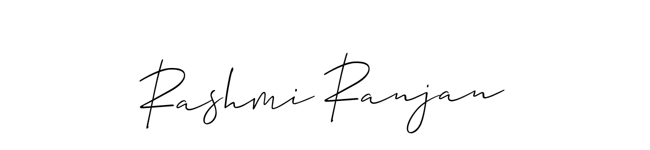 Design your own signature with our free online signature maker. With this signature software, you can create a handwritten (Allison_Script) signature for name Rashmi Ranjan. Rashmi Ranjan signature style 2 images and pictures png