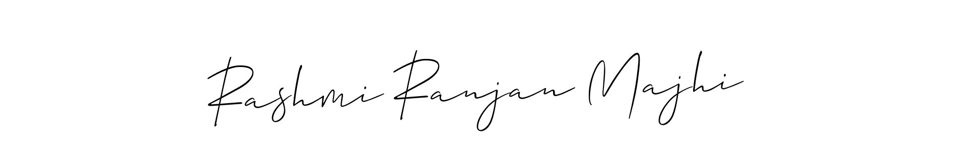Design your own signature with our free online signature maker. With this signature software, you can create a handwritten (Allison_Script) signature for name Rashmi Ranjan Majhi. Rashmi Ranjan Majhi signature style 2 images and pictures png