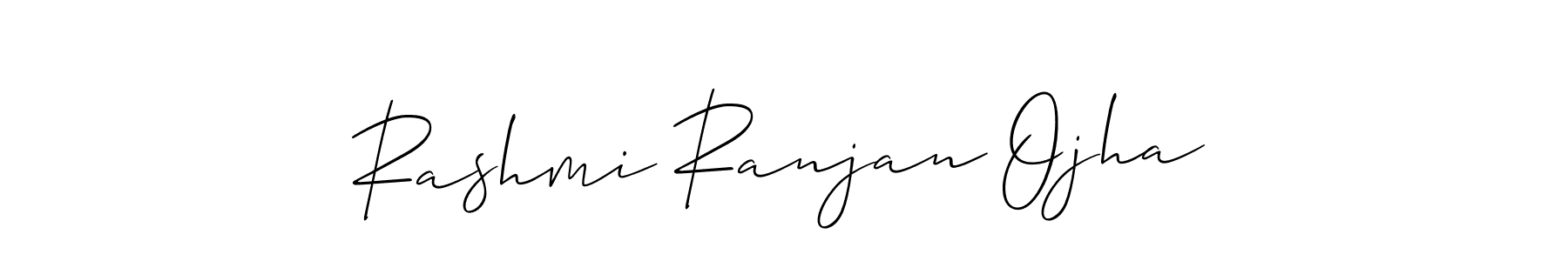 Also we have Rashmi Ranjan Ojha name is the best signature style. Create professional handwritten signature collection using Allison_Script autograph style. Rashmi Ranjan Ojha signature style 2 images and pictures png