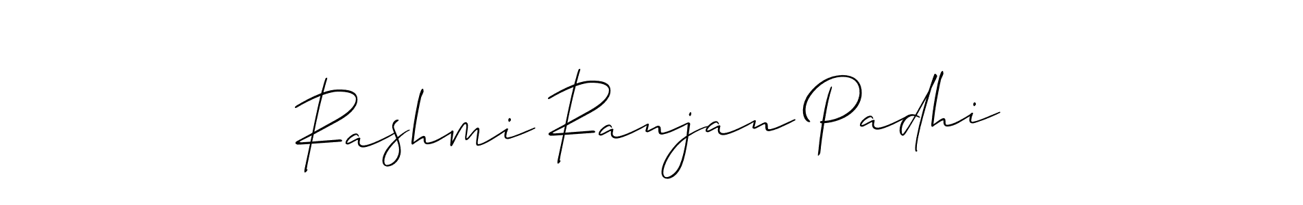 Make a beautiful signature design for name Rashmi Ranjan Padhi. With this signature (Allison_Script) style, you can create a handwritten signature for free. Rashmi Ranjan Padhi signature style 2 images and pictures png