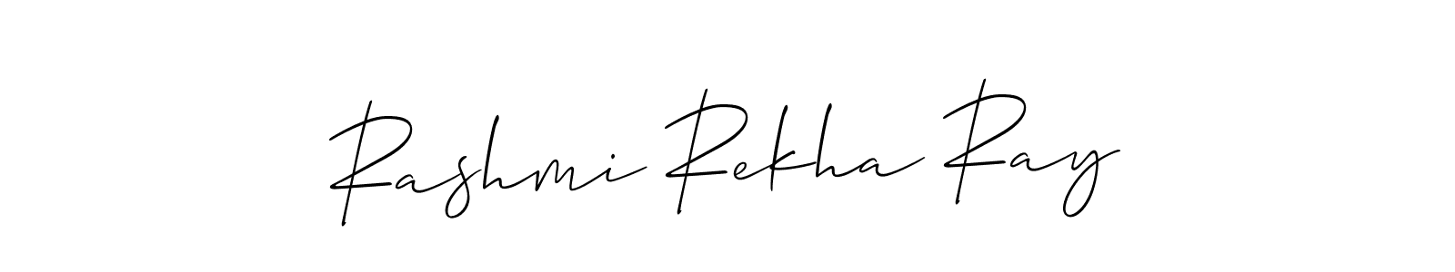 Design your own signature with our free online signature maker. With this signature software, you can create a handwritten (Allison_Script) signature for name Rashmi Rekha Ray. Rashmi Rekha Ray signature style 2 images and pictures png