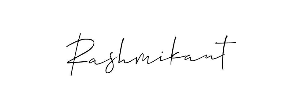 Make a beautiful signature design for name Rashmikant. With this signature (Allison_Script) style, you can create a handwritten signature for free. Rashmikant signature style 2 images and pictures png