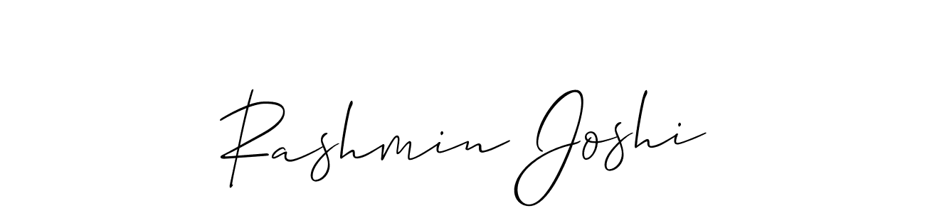Rashmin Joshi stylish signature style. Best Handwritten Sign (Allison_Script) for my name. Handwritten Signature Collection Ideas for my name Rashmin Joshi. Rashmin Joshi signature style 2 images and pictures png
