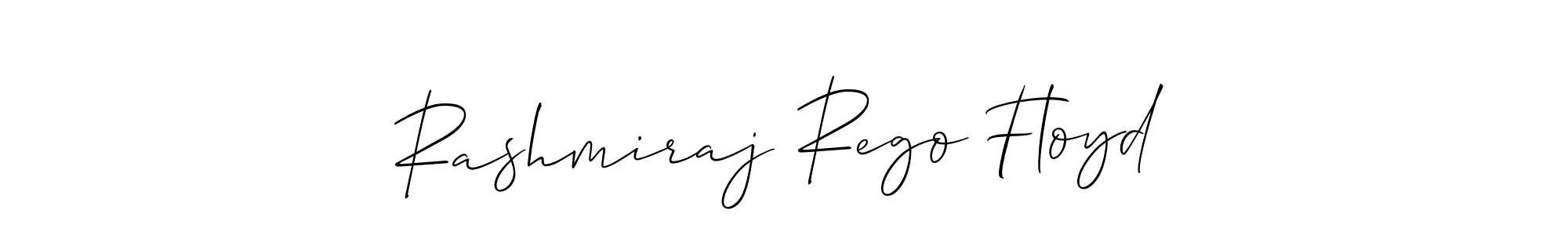 It looks lik you need a new signature style for name Rashmiraj Rego Floyd. Design unique handwritten (Allison_Script) signature with our free signature maker in just a few clicks. Rashmiraj Rego Floyd signature style 2 images and pictures png