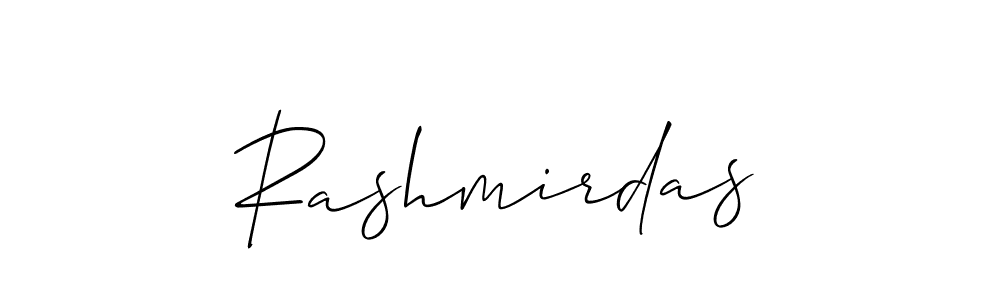 How to make Rashmirdas name signature. Use Allison_Script style for creating short signs online. This is the latest handwritten sign. Rashmirdas signature style 2 images and pictures png