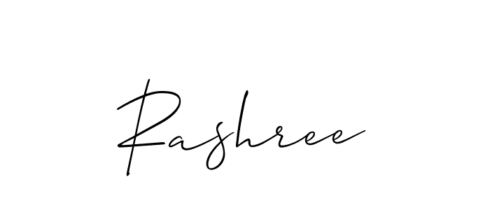 Make a short Rashree signature style. Manage your documents anywhere anytime using Allison_Script. Create and add eSignatures, submit forms, share and send files easily. Rashree signature style 2 images and pictures png