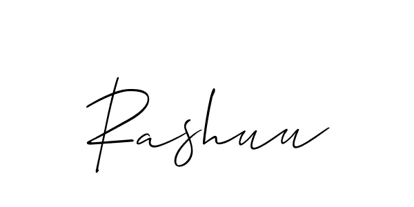 Similarly Allison_Script is the best handwritten signature design. Signature creator online .You can use it as an online autograph creator for name Rashuu. Rashuu signature style 2 images and pictures png