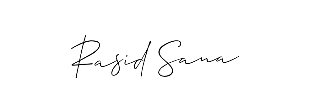 How to Draw Rasid Sana signature style? Allison_Script is a latest design signature styles for name Rasid Sana. Rasid Sana signature style 2 images and pictures png