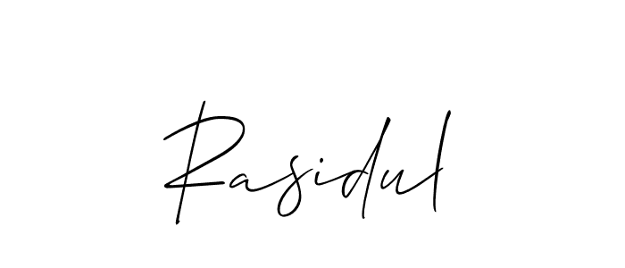 Rasidul stylish signature style. Best Handwritten Sign (Allison_Script) for my name. Handwritten Signature Collection Ideas for my name Rasidul. Rasidul signature style 2 images and pictures png