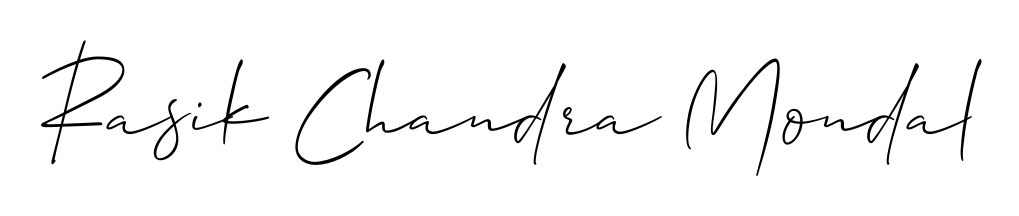 The Allison_Script font transforms the name Rasik Chandra Mondal into an executive sign with sharp precision and distinguished character. Rasik Chandra Mondal signature style 2 images and pictures png