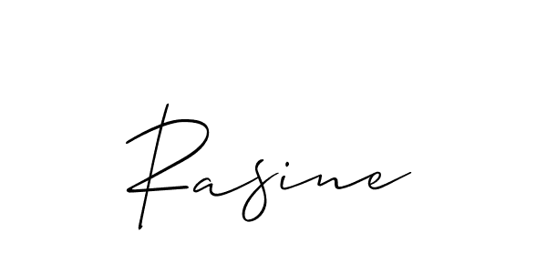Make a short Rasine signature style. Manage your documents anywhere anytime using Allison_Script. Create and add eSignatures, submit forms, share and send files easily. Rasine signature style 2 images and pictures png