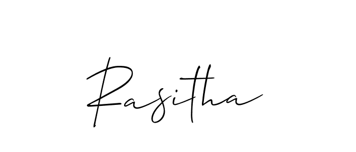 Allison_Script is a professional signature style that is perfect for those who want to add a touch of class to their signature. It is also a great choice for those who want to make their signature more unique. Get Rasitha name to fancy signature for free. Rasitha signature style 2 images and pictures png