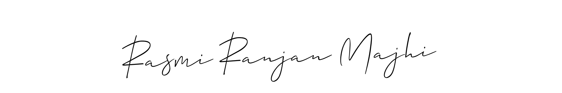 Also You can easily find your signature by using the search form. We will create Rasmi Ranjan Majhi name handwritten signature images for you free of cost using Allison_Script sign style. Rasmi Ranjan Majhi signature style 2 images and pictures png