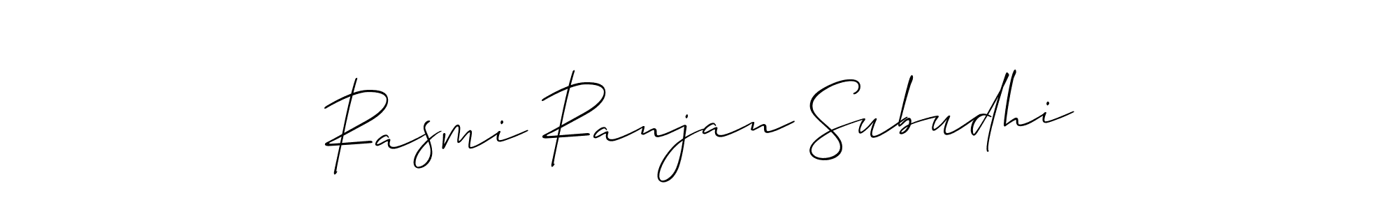 Make a beautiful signature design for name Rasmi Ranjan Subudhi. Use this online signature maker to create a handwritten signature for free. Rasmi Ranjan Subudhi signature style 2 images and pictures png