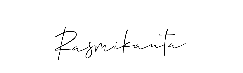 Design your own signature with our free online signature maker. With this signature software, you can create a handwritten (Allison_Script) signature for name Rasmikanta. Rasmikanta signature style 2 images and pictures png