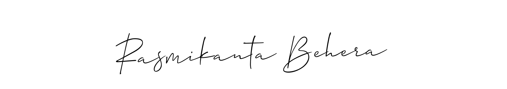 Rasmikanta Behera stylish signature style. Best Handwritten Sign (Allison_Script) for my name. Handwritten Signature Collection Ideas for my name Rasmikanta Behera. Rasmikanta Behera signature style 2 images and pictures png