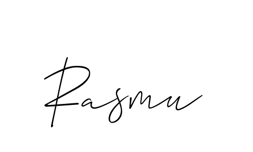 Design your own signature with our free online signature maker. With this signature software, you can create a handwritten (Allison_Script) signature for name Rasmu. Rasmu signature style 2 images and pictures png