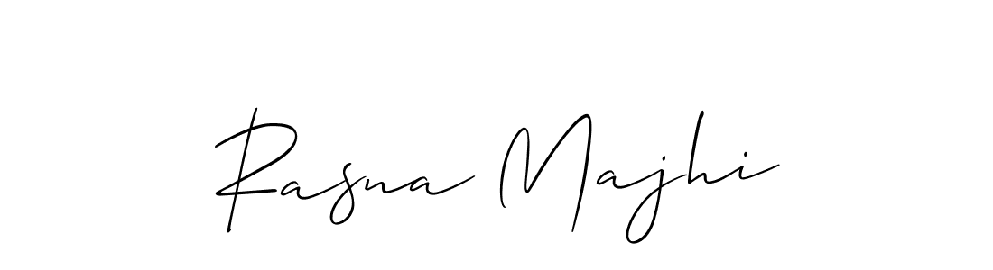 Design your own signature with our free online signature maker. With this signature software, you can create a handwritten (Allison_Script) signature for name Rasna Majhi. Rasna Majhi signature style 2 images and pictures png