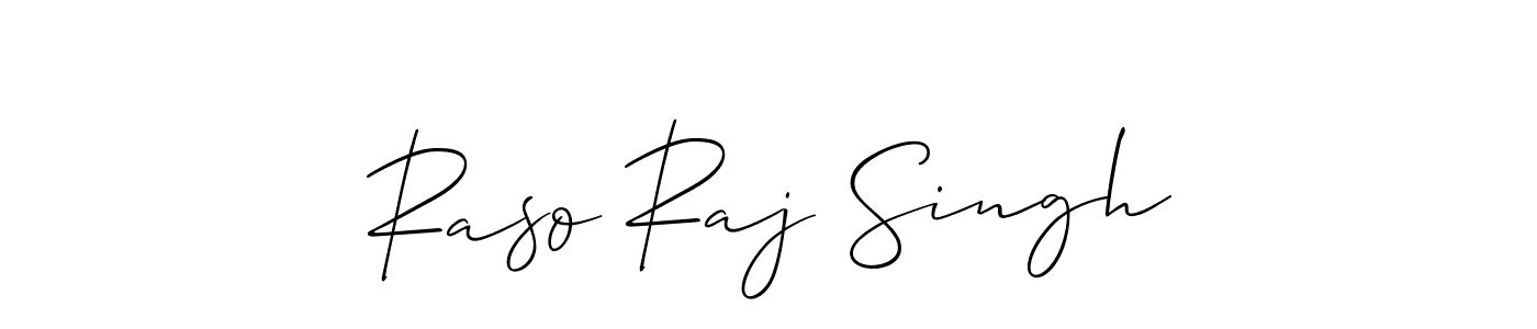 Make a short Raso Raj Singh signature style. Manage your documents anywhere anytime using Allison_Script. Create and add eSignatures, submit forms, share and send files easily. Raso Raj Singh signature style 2 images and pictures png