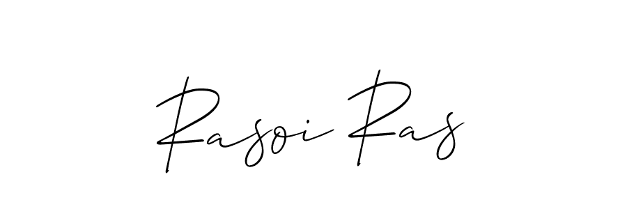 Also we have Rasoi Ras name is the best signature style. Create professional handwritten signature collection using Allison_Script autograph style. Rasoi Ras signature style 2 images and pictures png