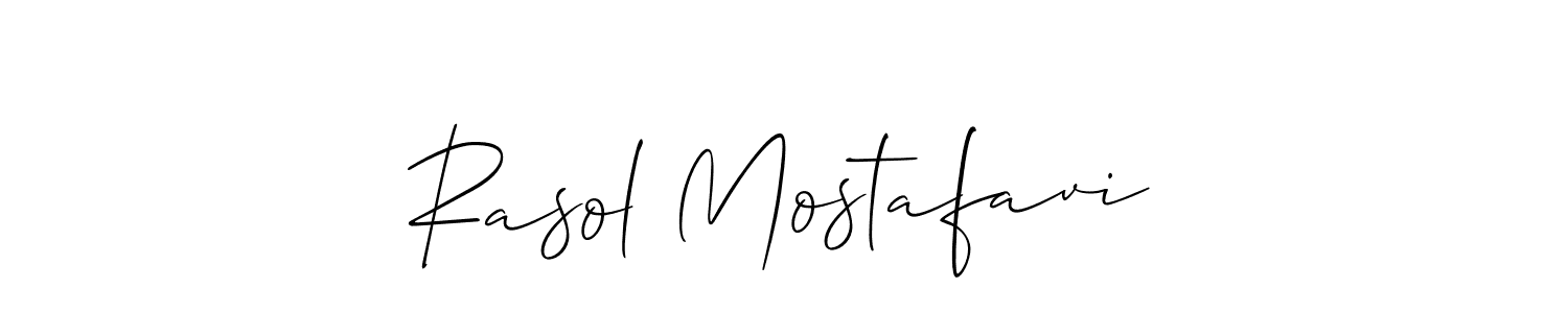 Check out images of Autograph of Rasol Mostafavi name. Actor Rasol Mostafavi Signature Style. Allison_Script is a professional sign style online. Rasol Mostafavi signature style 2 images and pictures png