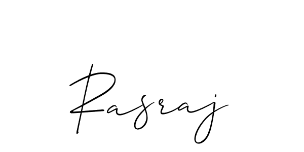 Create a beautiful signature design for name Rasraj. With this signature (Allison_Script) fonts, you can make a handwritten signature for free. Rasraj signature style 2 images and pictures png