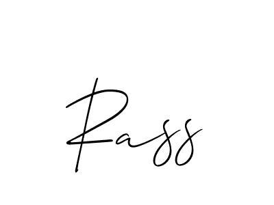 How to Draw Rass signature style? Allison_Script is a latest design signature styles for name Rass. Rass signature style 2 images and pictures png