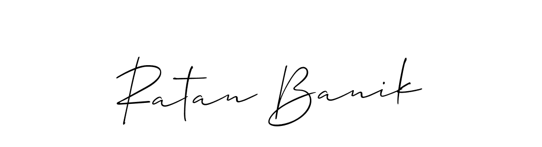Similarly Allison_Script is the best handwritten signature design. Signature creator online .You can use it as an online autograph creator for name Ratan Banik. Ratan Banik signature style 2 images and pictures png