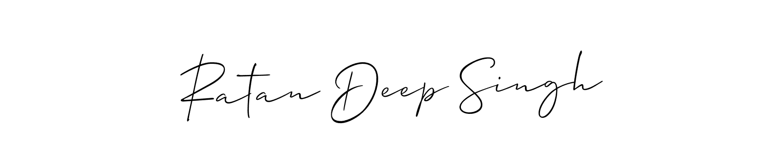 Best and Professional Signature Style for Ratan Deep Singh. Allison_Script Best Signature Style Collection. Ratan Deep Singh signature style 2 images and pictures png