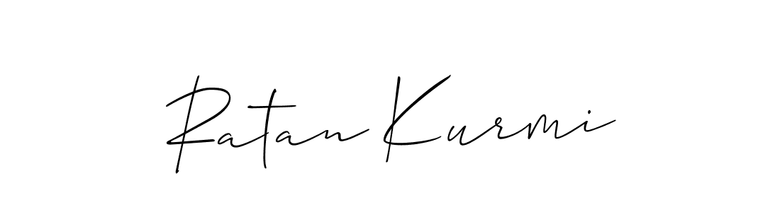 Make a beautiful signature design for name Ratan Kurmi. With this signature (Allison_Script) style, you can create a handwritten signature for free. Ratan Kurmi signature style 2 images and pictures png