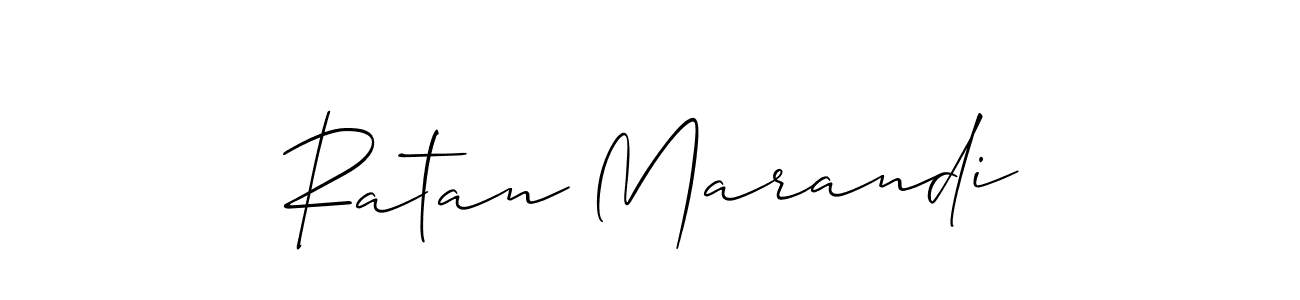 Also we have Ratan Marandi name is the best signature style. Create professional handwritten signature collection using Allison_Script autograph style. Ratan Marandi signature style 2 images and pictures png