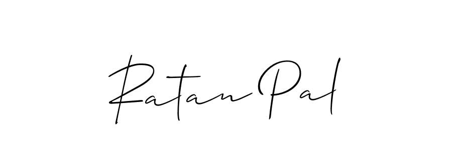 Create a beautiful signature design for name Ratan Pal. With this signature (Allison_Script) fonts, you can make a handwritten signature for free. Ratan Pal signature style 2 images and pictures png