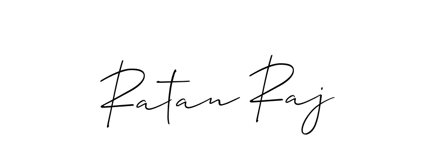 Ratan Raj stylish signature style. Best Handwritten Sign (Allison_Script) for my name. Handwritten Signature Collection Ideas for my name Ratan Raj. Ratan Raj signature style 2 images and pictures png