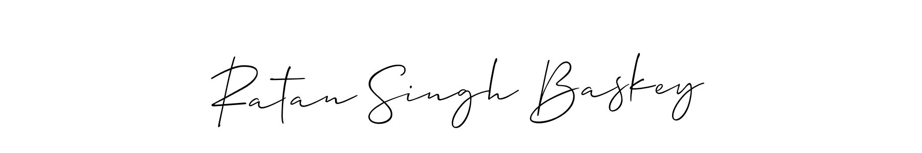 You should practise on your own different ways (Allison_Script) to write your name (Ratan Singh Baskey) in signature. don't let someone else do it for you. Ratan Singh Baskey signature style 2 images and pictures png