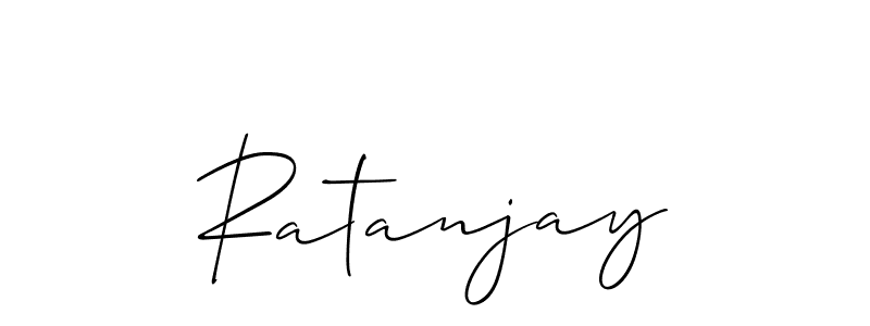 Best and Professional Signature Style for Ratanjay. Allison_Script Best Signature Style Collection. Ratanjay signature style 2 images and pictures png
